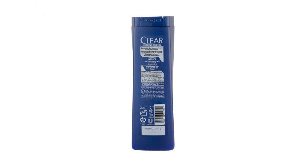 شامپو ضد شوره مردانه کلیر مدل Hairfall Defense حجم 400 میلی لیتر