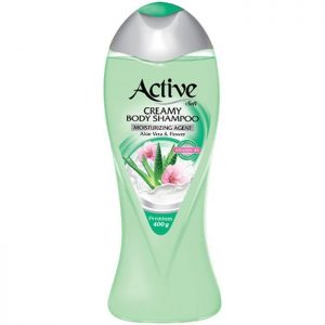 شامپو بدن کرمی اکتیو مدل Aloe Vera مقدار ۴۰۰ گرم